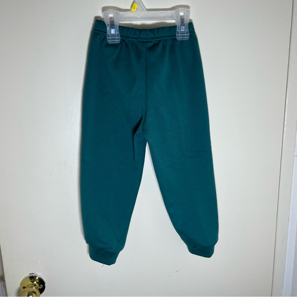 Sz 4Y Shein 3 pcs set boys Green Dinosaur Hoodie and Pants Set - Picture 9 of 16